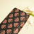 Black Floral Print Modal Satin Fabric MTF-26497