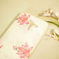Cream Floral Print Cotton Fabric MTF-26498