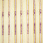 Cream & Purple Stripes Print Cotton Fabric MTF-26501