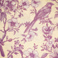 Peach & Purple Floral Print Cotton Fabric MTF-26502