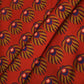 Red Abstract Print Muslin Fabric MTF-26504