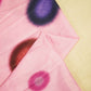 Pink Multicolor Polka Dot Print Muslin Fabric MTF-26513