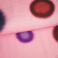 Pink Multicolor Polka Dot Print Muslin Fabric MTF-26513