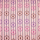 Pink Multicolor Stripes Print Muslin Fabric MTF-26514