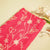 Magenta Floral Hakoba Embroidery Cotton Fabric CF-26519