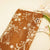 Brown Floral Hakoba Embroidery Cotton Fabric CF-26524