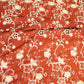 Maroon Floral Hakoba Embroidery Cotton Fabric CF-26526