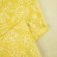 Lime Green Floral Thread Embroidery Chanderi Fabric WI-26527