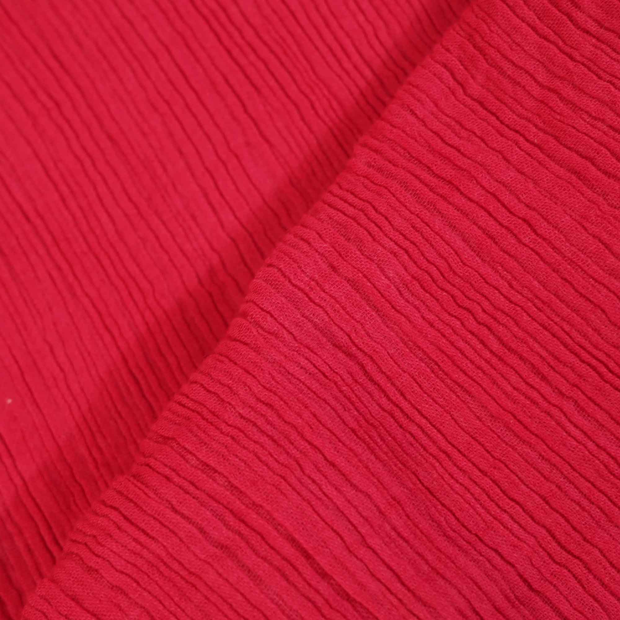 Magenta Solid Double Cotton Fabric SKE-26531