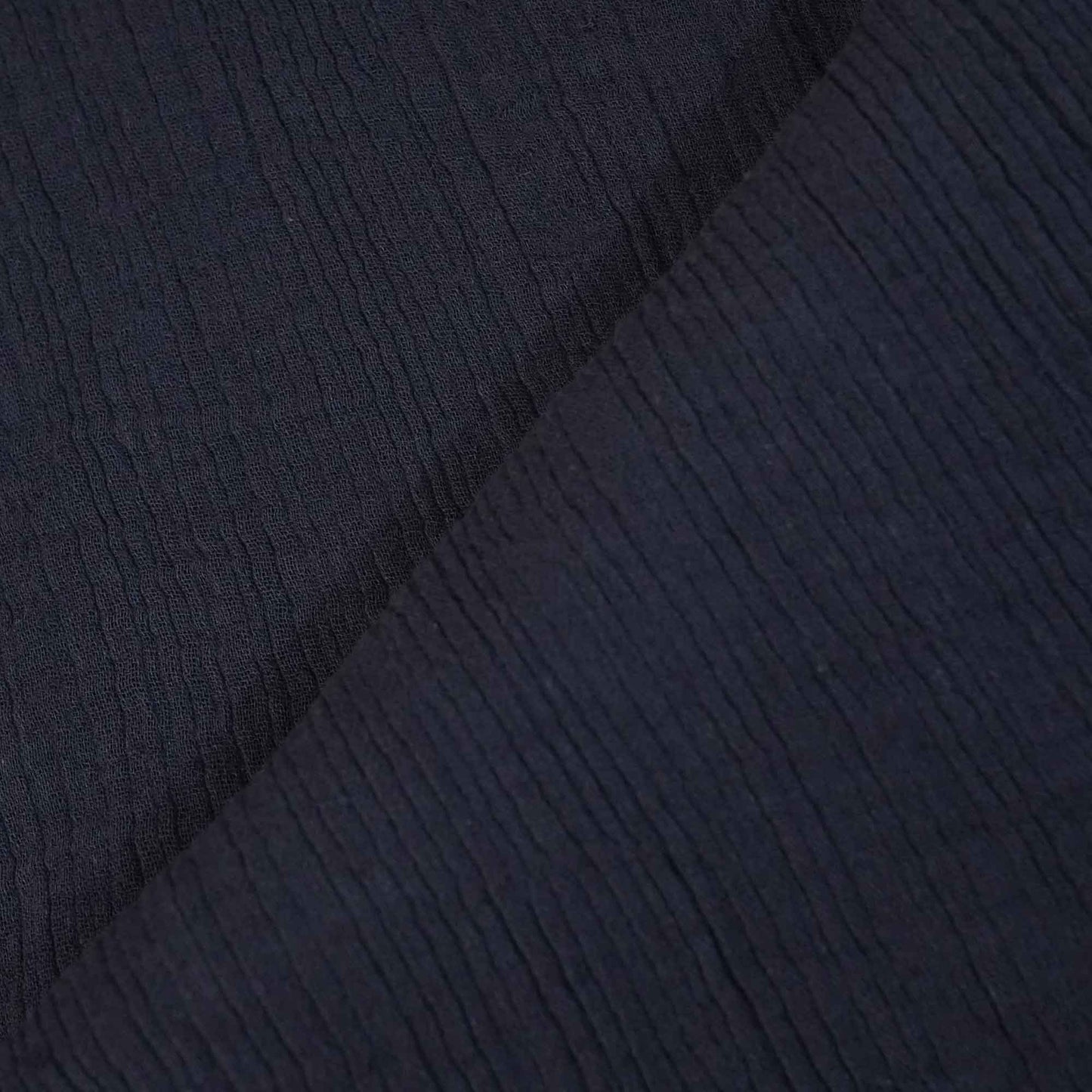 Navy Blue Solid Double Cotton Fabric SKE-26533