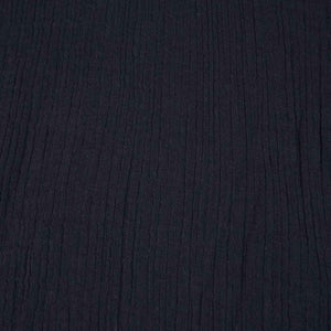 Navy Blue Solid Double Cotton Fabric SKE-26533