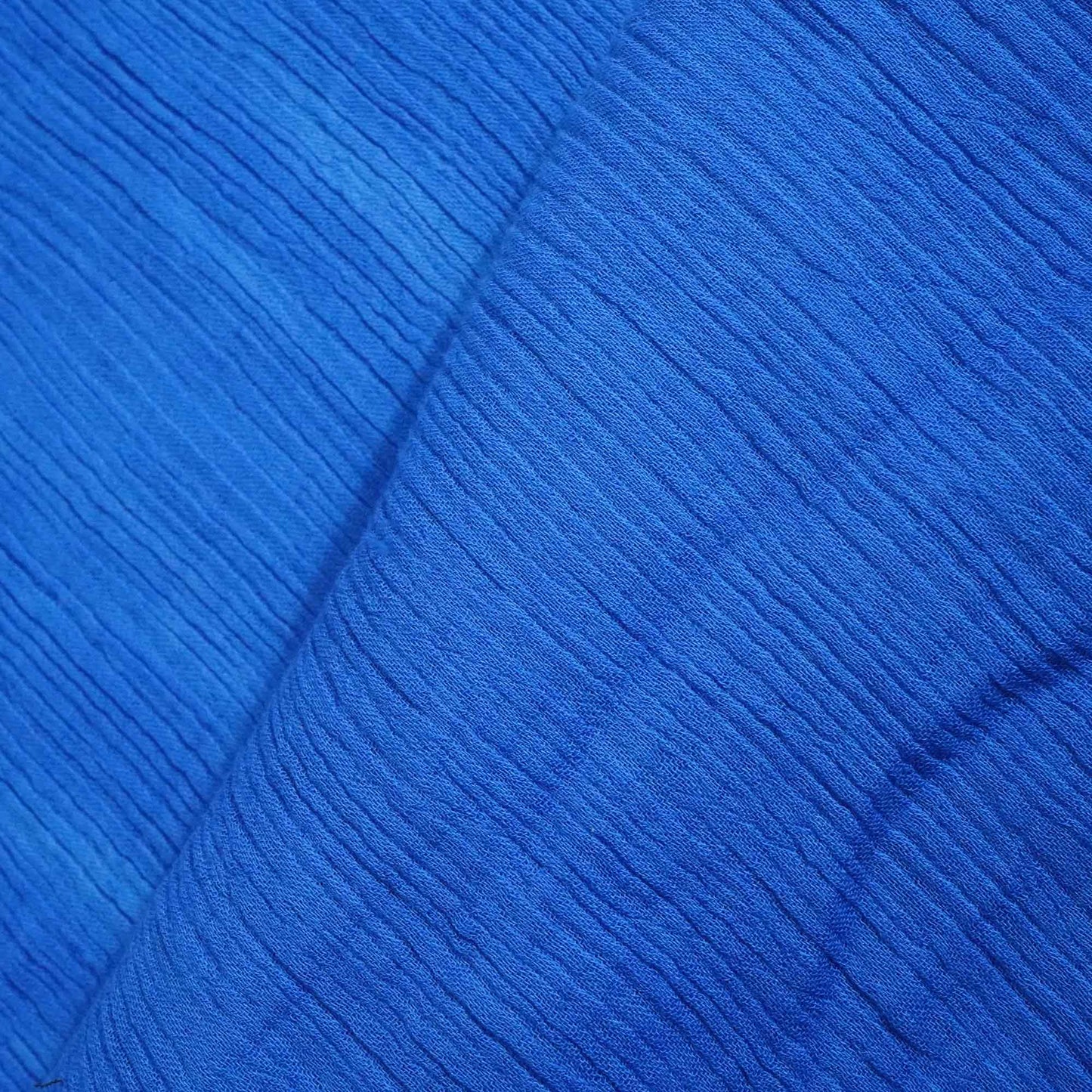 Royal Blue Solid Double Cotton Fabric SKE-26536
