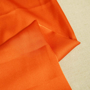Orange Solid Zara Satin AF-26544
