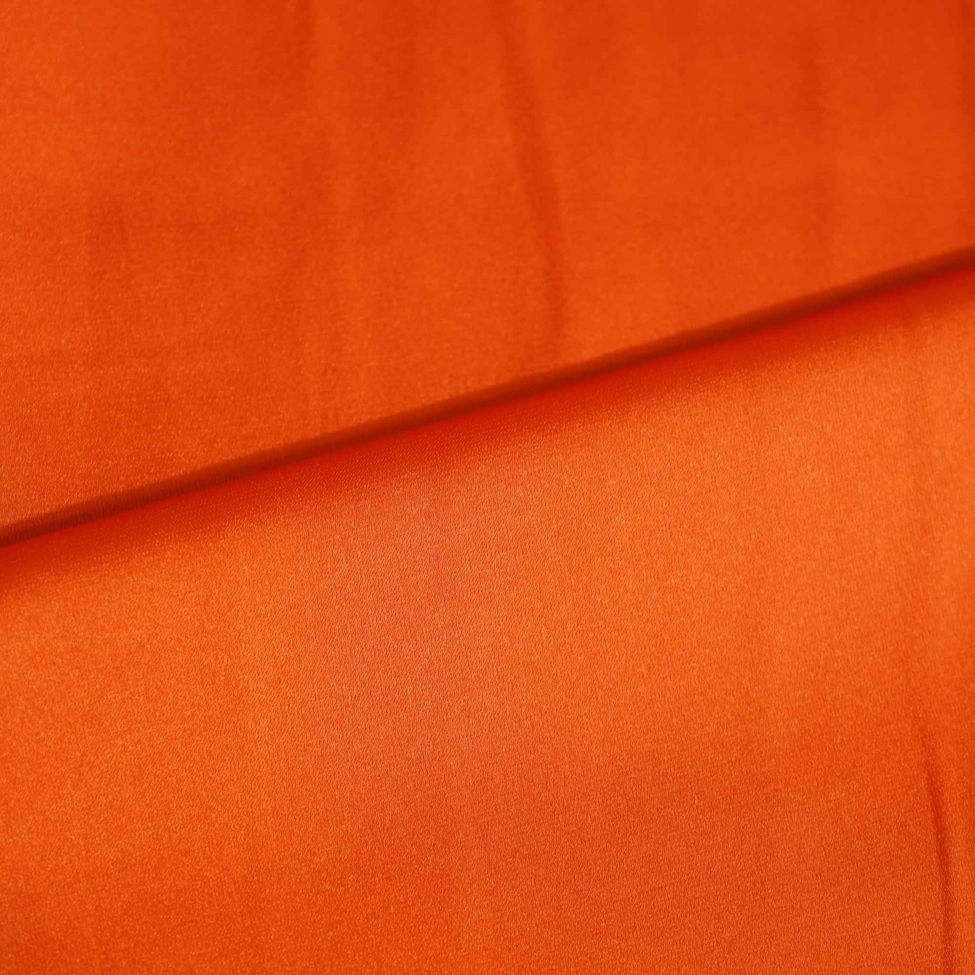 Orange Solid Zara Satin AF-26544