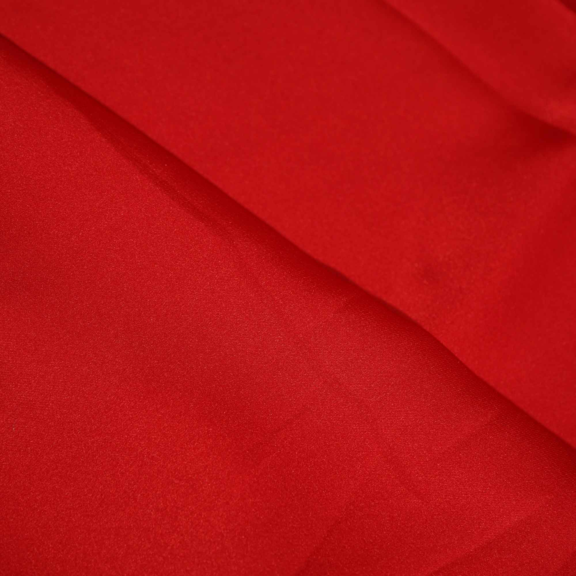 Red Solid Zara Satin AF-26545