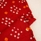 Red Bandhani Print Modal Silk Fabric SC-28266