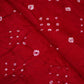 Magenta Bandhani Print Modal Silk Fabric SC-28268