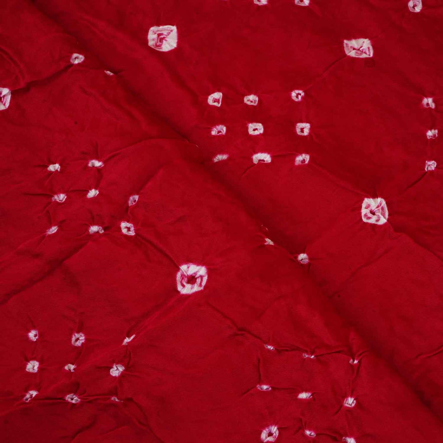 Magenta Bandhani Print Modal Silk Fabric SC-28268