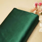 Peacock Green Solid Celina Satin OE-26829