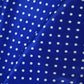 Royal Blue Dot Print Creap Fabric Print Creap MTF-26832