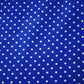 Royal Blue Dot Print Creap Fabric Print Creap MTF-26832