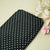 Black Dot Print Creap Fabric Print Creap MTF-26834