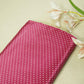 Pink Dot Print Creap Fabric Print Creap MTF-26837