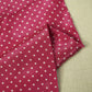 Pink Dot Print Creap Fabric Print Creap MTF-26837