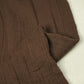 Brown Solid Double Cotton Fabric-SKE-26843
