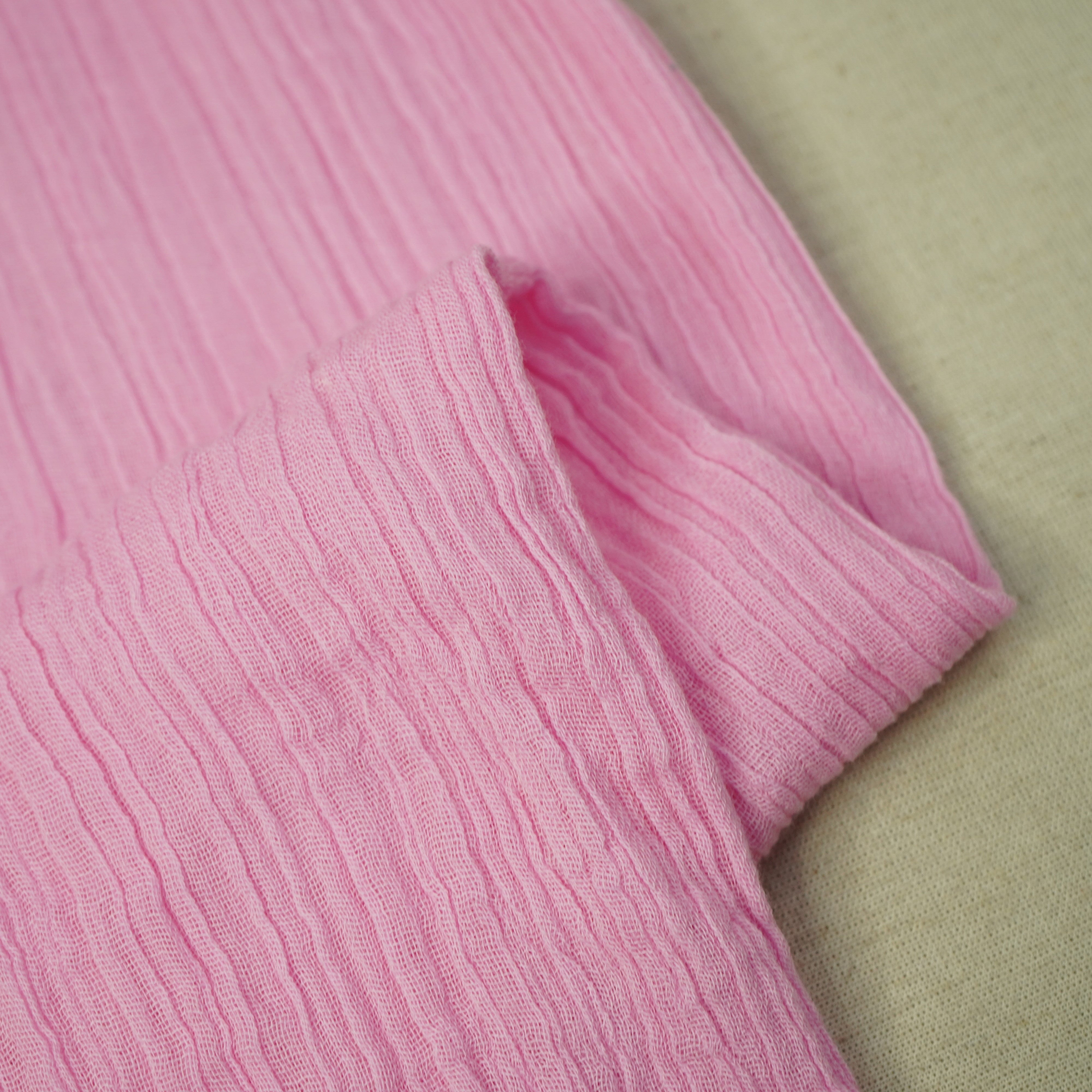 Pink Solid Double Cotton Fabric-SKE-26847 - TradeUNO
