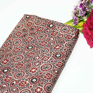 Brown Ajrakh Modal Satin Modal Ajrakh IA-26877