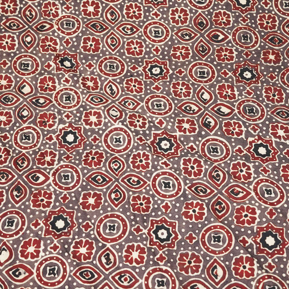 Brown Ajrakh Modal Satin Modal Ajrakh IA-26877