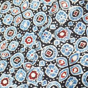 Black Ajrakh Modal Satin Modal Ajrakh IA-26880