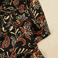 Black Floral Ajrakh Modal Satin Modal Ajrakh IA-26884