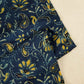 Blue Floral Ajrakh Modal Satin Modal Ajrakh IA-26886