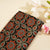 Black Ajrakh Modal Satin Fabric Modal Ajrakh IA-26893