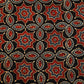 Black Ajrakh Modal Satin Fabric Modal Ajrakh IA-26893