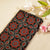 Black Ajrakh Modal Satin Fabric Modal Ajrakh IA-26894