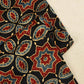 Black Ajrakh Modal Satin Fabric Modal Ajrakh IA-26894