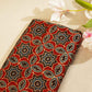 Red Ajrakh Modal Satin Fabric Modal Ajrakh IA-26895