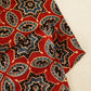 Red Ajrakh Modal Satin Fabric Modal Ajrakh IA-26895