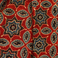 Red Ajrakh Modal Satin Fabric Modal Ajrakh IA-26895