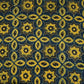 Navy Blue Ajrakh Modal Satin Fabric Modal Ajrakh IA-26897