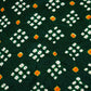 Dark Green Bandhani Print Modal Silk Fabric SC-28269