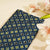 Navy Blue Handblock Modal Satin Fabric Modal Ajrakh IA-26903