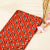 Red Handblock Modal Satin Fabric Modal Ajrakh IA-26904
