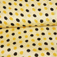 Cream Polka Dot Modal Satin Fabric Modal Ajrakh IA-26906