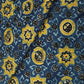 Navy Blue Ajrakh Modal Satin Fabric Modal Ajrakh IA-26908