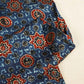 Blue Ajrakh Modal Satin Fabric Modal Ajrakh IA-26909