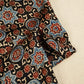 Black Ajrakh Modal Satin Fabric Modal Ajrakh IA-26910